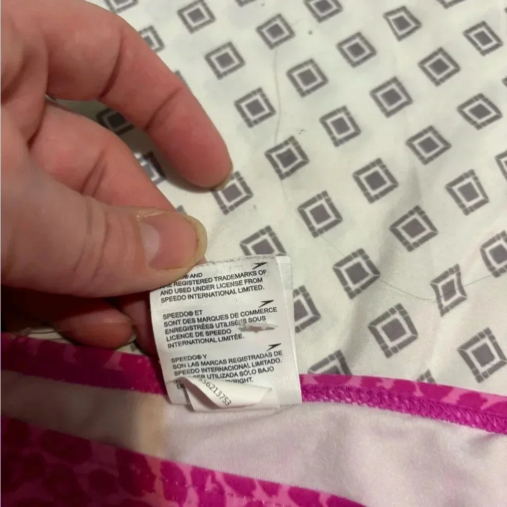 Speedo Size 14 Sporty Splice Pink Tropical bottoms